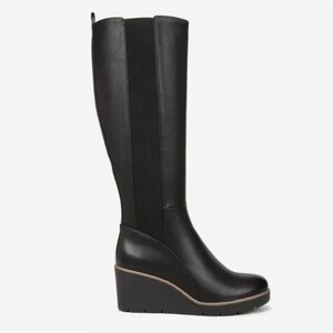 SOUL Naturalizer Adrian Wedge Boot Women's Size 8 Black